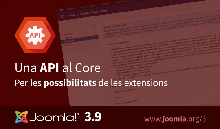 Joomla 3.9 Capacitats