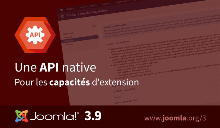 Joomla 3.9 - Capacités