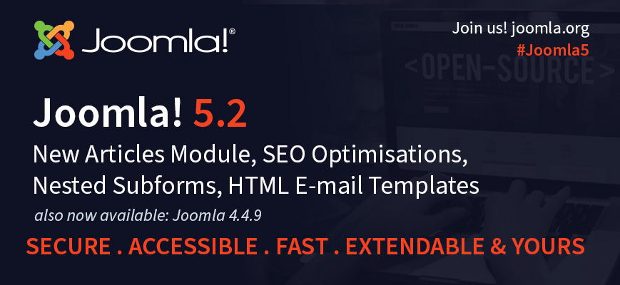 Joomla 5.2.0 and Joomla 4.4.9 stable